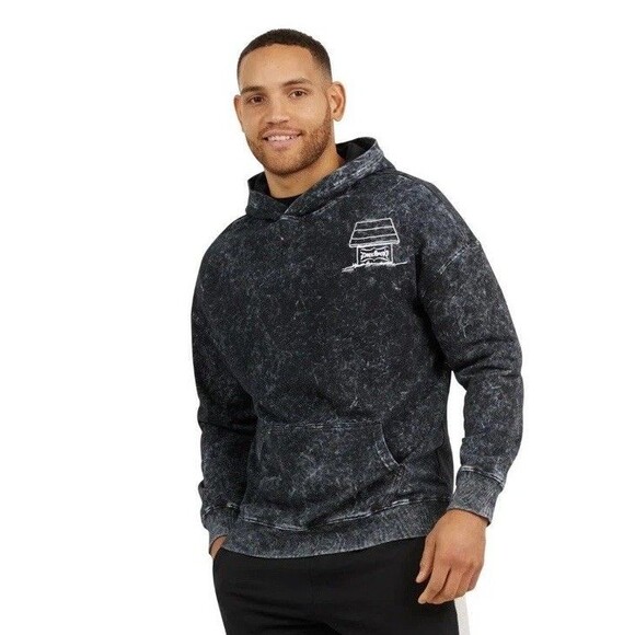 Dogg Supply by Snoop Dogg Men's 3XL Acid Wash Hoodie Sweatshirt Black Soot - Picture 1 of 16